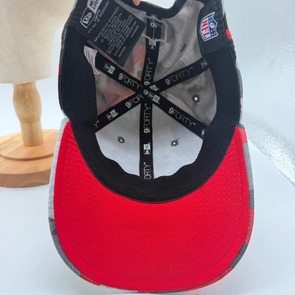 New Era Kansas City Chiefs Youth 9FORTY NFL Camo Snapback Hat Red Gray